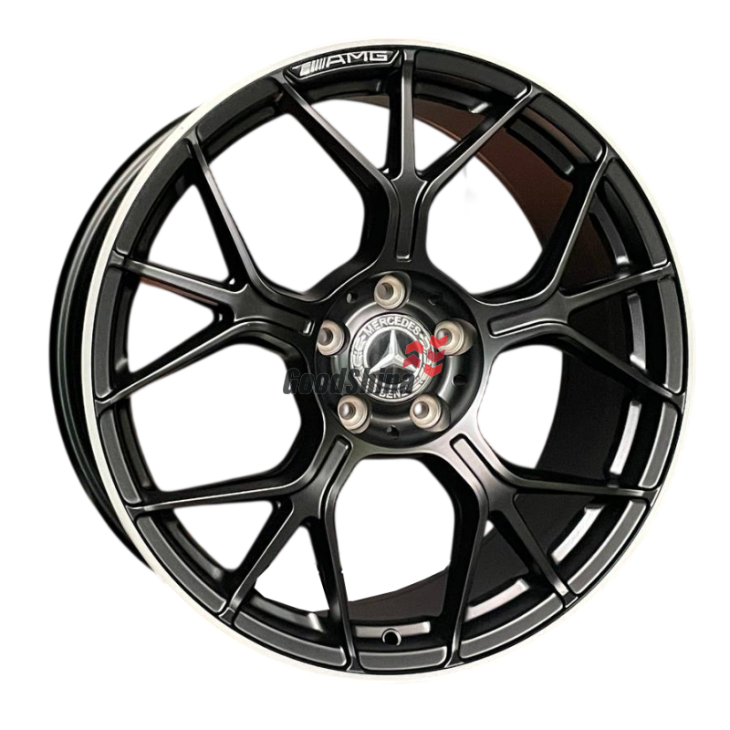Автодиск MB H3406F R19 8.5 5x112 ET36 66.6 Matt Black Machined Lip