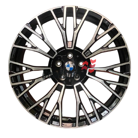 Автодиск BM-FA736 R20 9 5x112 ET35 66.6 Black Machined Face